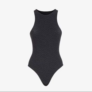 Skims x Fendi high neck bodysuit black